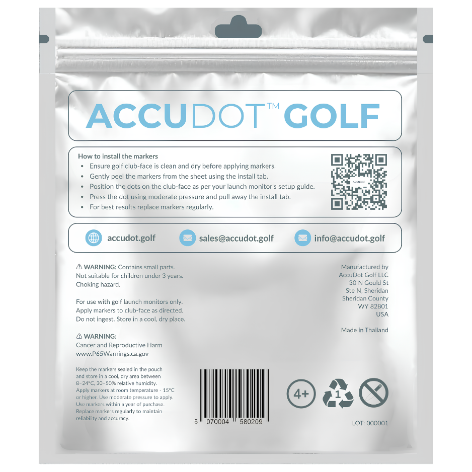 Premium Reflective Club Markers with Tabs